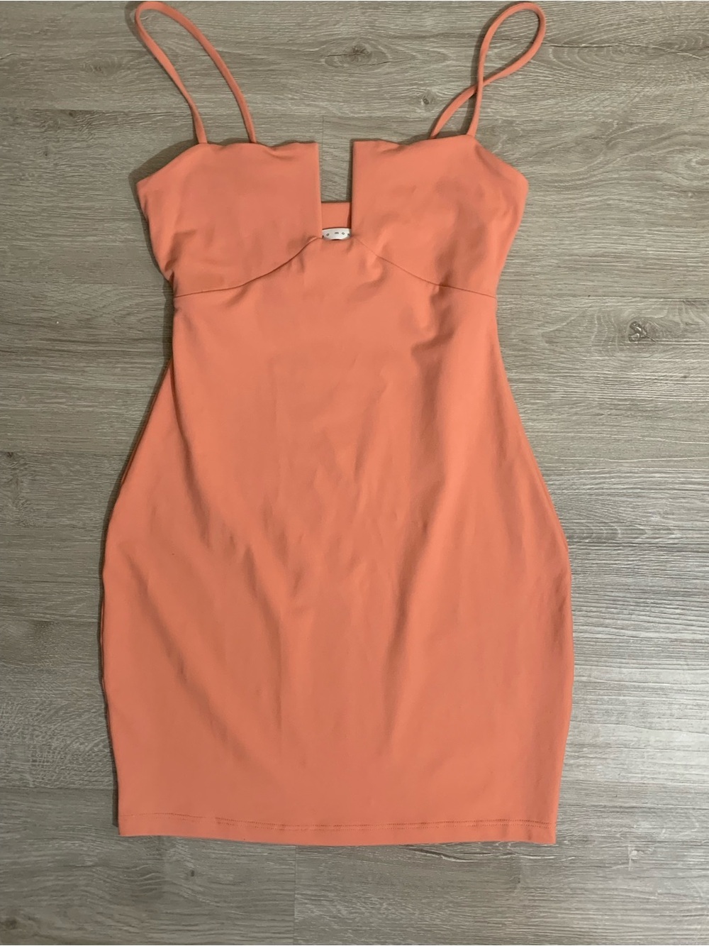Susana Monaco Coral Pebble Weave Wired Cutout Bodycon Dress